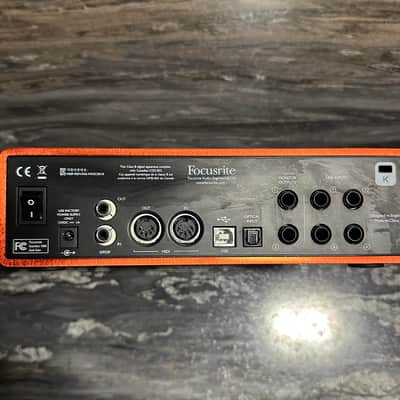 Focusrite Scarlett 18i8 2nd Gen USB Audio Interface 2016 - 2018 - Red / Black image 3