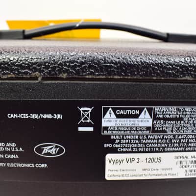 2015 Peavey VYPYR VIP 3 100-watt 1x12" Modeling Combo Guitar Amp image 11