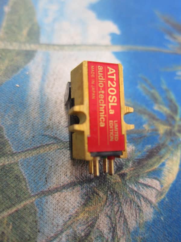 Audio Technica AT20SLA Phono Cartridge Top Line Limited Production, Shibata Stylus, Low Hours, Ex So image 1