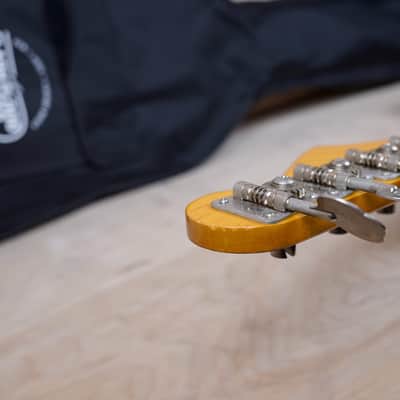 Fender JAB-EQ Left Handed Jaguar Bass CIJ 2008 Old Candy Apple Red w/ Bag image 19