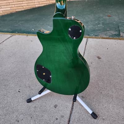Firefly FFSP Single Cut Electric Guitar - Trans Green Burst image 9