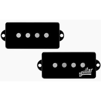 NEW Aguilar AG 4P-Hot 4-String Precision P Bass PB Overwound Pickup Set - BLACK image 1