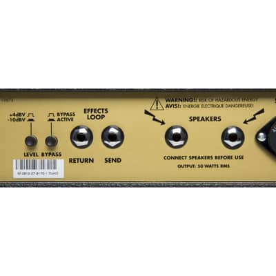 Marshall 1987X 2-Channel Valve Head 50W (Black) - Tube Amp Head for Electric Guitars image 5