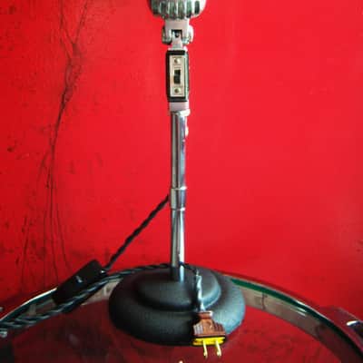 Vintage 1960's Shure 55SW Unidyne dynamic Microphone LED lamp mod Elvis 55S 55 556S image 1