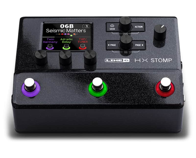 Line 6 HX Stomp Compact Multi-Effects Unit featuring Helix Effects - Open Box image 1