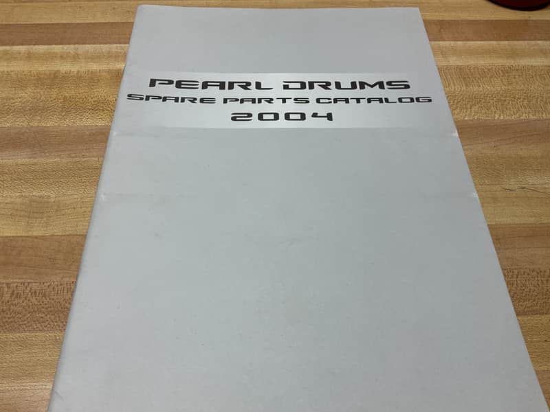 Pearl Spare Drum Parts Catalog 2004 image 1
