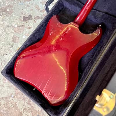 Guild Polara S-50 electric guitar 1964 - Cherry original vintage USA image 12
