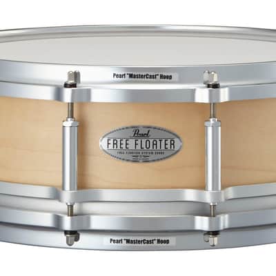 Pearl Free Floater 14x5" Satin Maple Shell Snare Drum | Floating | NEW | Worldwide Ship | Authorized Dealer image 1