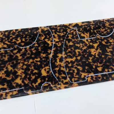 Italian-style Tort Pickguard Blank 8" x 19.5" - Dalmatian - Fits Tele image 3