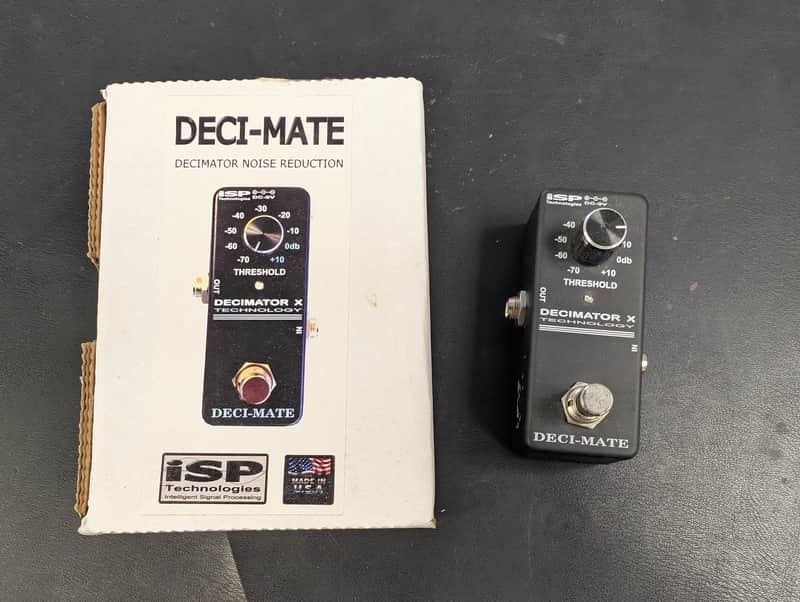ISP Technologies DECI-MATE Micro Decimator X Noise Reduction Gate Pedal- Black image 1