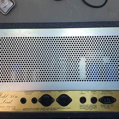 Marshall JCM 800 2204 (1981) – Early Production – Master Model 50W Mk II Lead – Vertical Inputs – All Original, Pro Serviced image 3