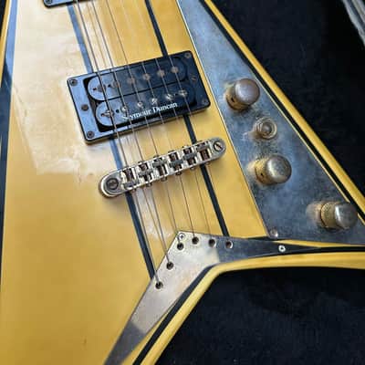 Jackson Pro Series RR5 Rhoads 2005 - Ivory with Black Pinstripes image 3