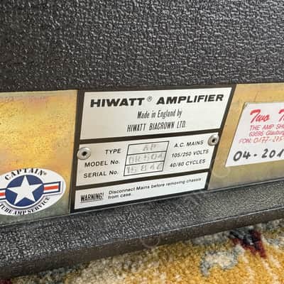 1983 Hiwatt - DR504 Custom 50 - ID 5463 image 10
