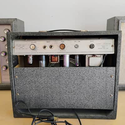 Silvertone Model 1481 - 5-Watt 1x8 Guitar Combo - 1963 - 1968 - Diamond Cut Speaker Hole - Gray Leatherette - Local Pickup Only image 21