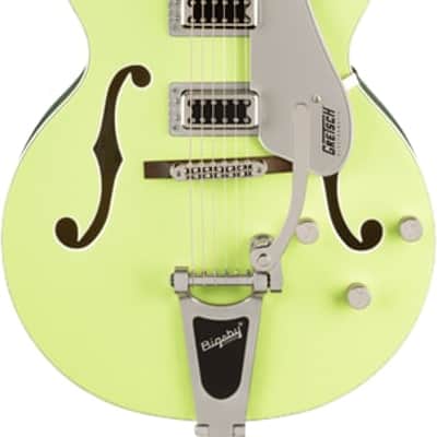Gretsch G5420T Electromatic Classic Hollow Body Single-Cut Guitar with Bigsby, Laurel Fingerboard, Two-Tone Anniversary Green image 2