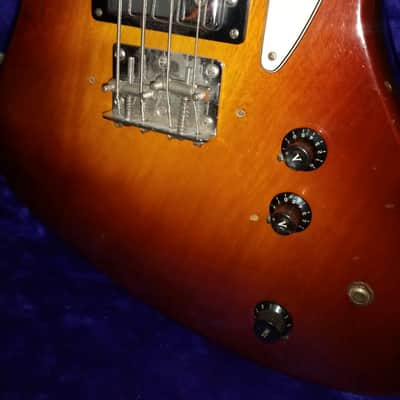 Ibanez Non Reverse Thunderbird Pre Lawsuit  1972 Sunburst Vintage Rare image 15