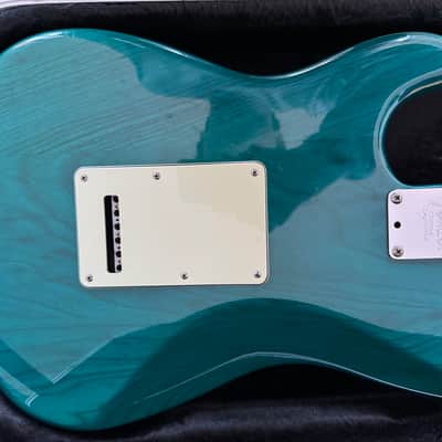 Fender American Deluxe Stratocaster 1998 - Teal image 8