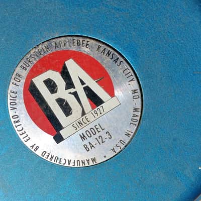 Electro-Voice Model BA-12-3 Burstein Applebee 12-Inch 3-Way 16-Ohm Full-Range Speaker Drivers (PAIR) image 2