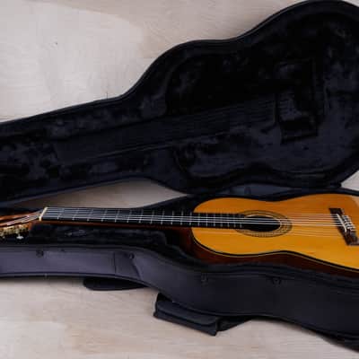 Yamaki GC-20 Grand Concert Guitar 1970's Natural Made in Japan MIJ w/ Bag image 2