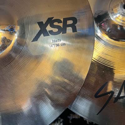 Sabian 14" XSR Hi-Hat Cymbals (Pair) - Brilliant image 2
