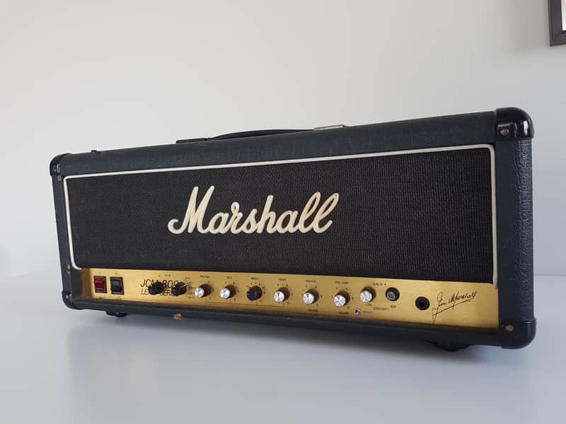 Marshall JCM 800 Lead Series Model 2203 100-Watt Master Volume Head 1984 Black image 1
