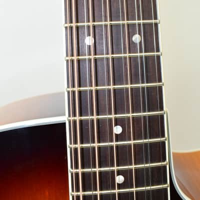 Guild F-2512CE Deluxe 12-String Cutaway Jumbo Acoustic Electric Guitar, Antique Burst image 9