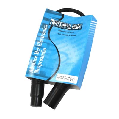 5 Pack Male To Female Xlr Cable With Black Connectors 1 Ft Foot Feet Straight-M To Straight-F image 2