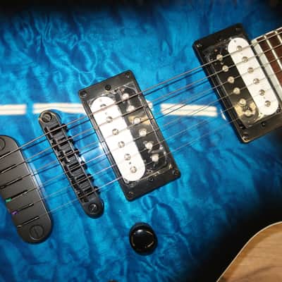 Dean MD X QUILT MAPLE TRANS BLUE BURST 2024 - blue burst image 5
