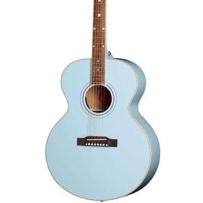 Epiphone J-180 LS Acoustic-Electric Guitar Frost Blue image 1