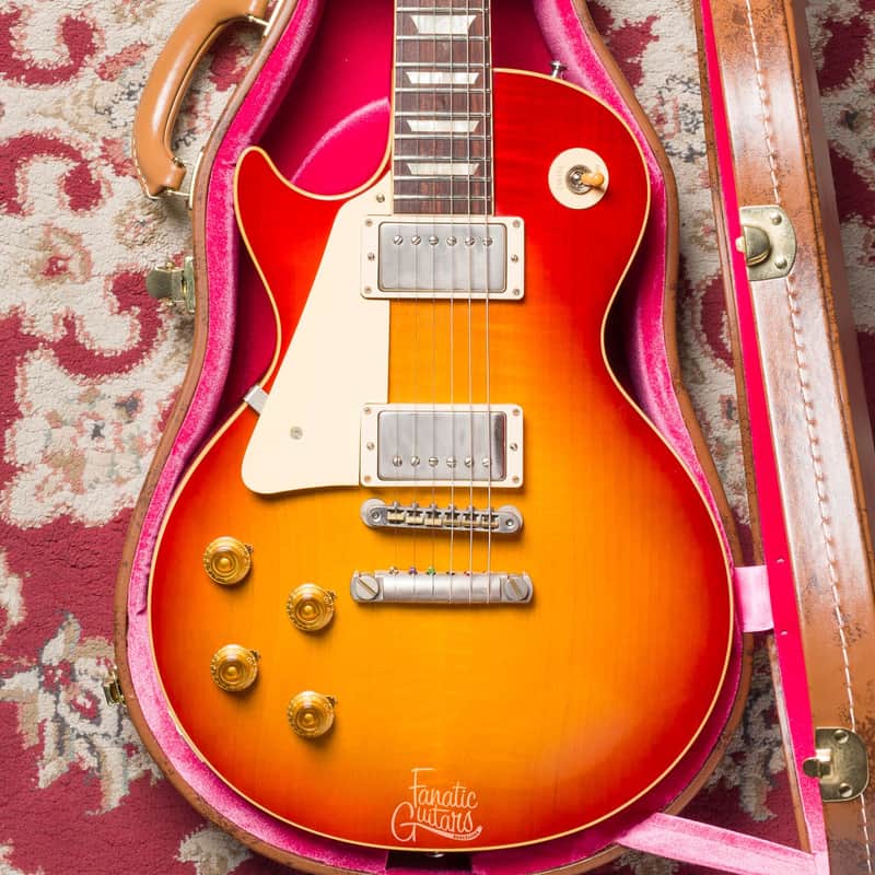 Gibson Les Paul Standard 58' Reissue Left-Handed - Washed Cherry Sunburst VOS #871490 Second Hand image 1