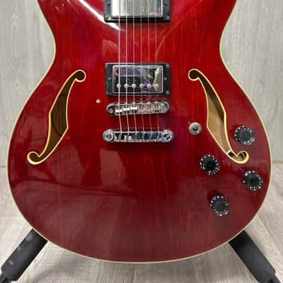 Ibanez Artcore AS73-TCR-12-01 Semi-Hollow Guitar – Transparent Cherry image 2