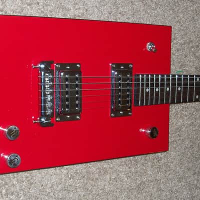 Gretsch Electromatic Bo Diddley 1810 Square Electric Guitar 2001 Gloss Red image 2