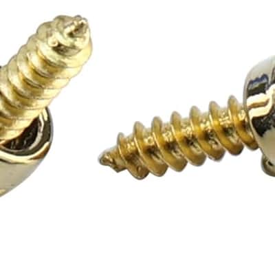 2 PCS String Retainer for Electric Guitar String Guide Zinc Alloy String Trees Compatible with Tele Telecaster Start Electric Guitar String Replacement Parts Gold image 3
