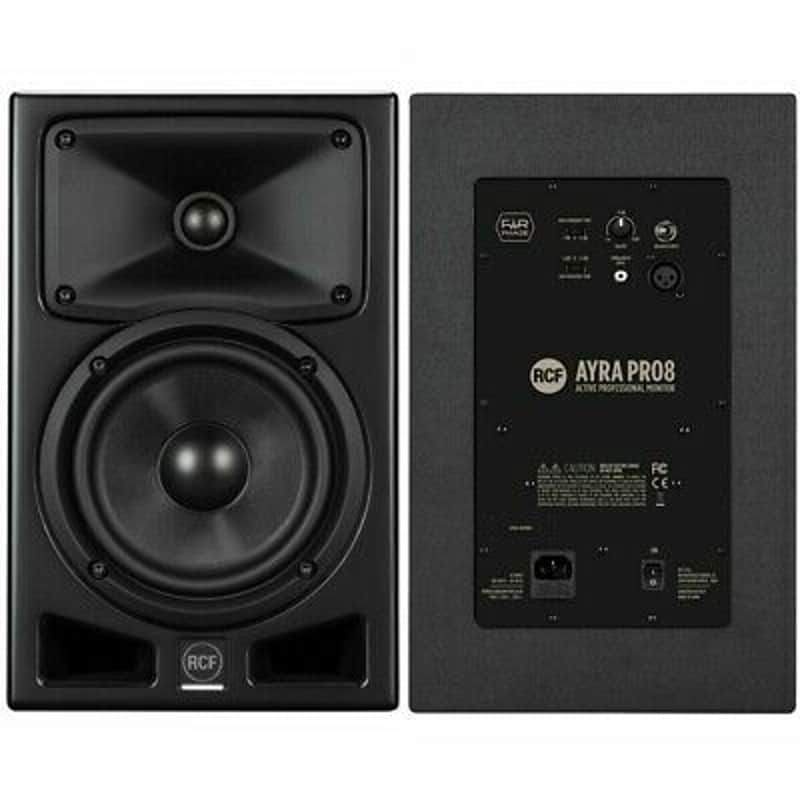 RCF AYRA PRO 8 2-Way 8" Active Studio Monitors (Pair) image 1