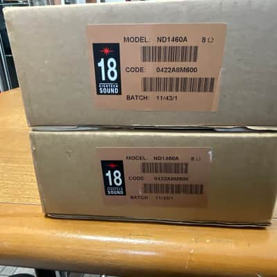 Eighteen Sound ND 1460A PAIR HI POWER DRIVER 8 hom image 18