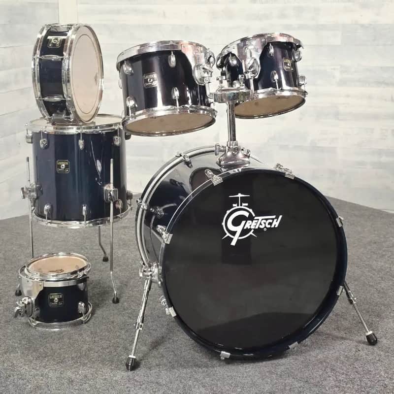Used Gretsch Catalina Ash Fusion 6pc Drum Set Cobalt Blue - Fair image 1