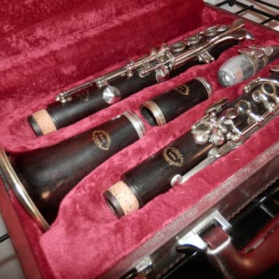 Evette & Schaeffer Buffet Crampon Paris Made in France Wooden Clarinet with case used Serviced for Sale image 4