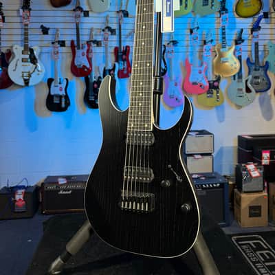 Ibanez Prestige RGR762AH 7-string Electric Guitar - Weathered Black, w/ Case, Free Plek! 870 image 9