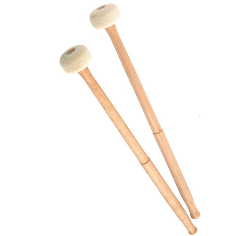 Chord Maple Percussion Mallet Drumsticks Hard Felt Beater image 1