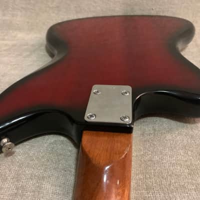 Vintage 1960’s Conqueror Teisco Kawai Kingston 23.5” Short Scale Offset Electric Guitar + 2 Tone Case Japan MIJ image 19