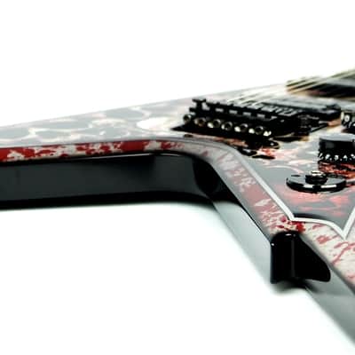 New! Dean USA Limited Edition Dime Razorback V Skulls Floyd Rose Guitar w/ OHSC image 7
