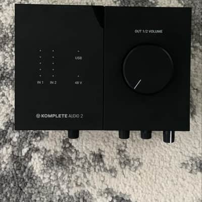 Native Instruments Komplete Audio 2 USB Audio Interface 2019 - Present - Black image 1