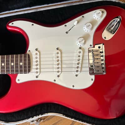 Fender American Series Stratocaster with Rosewood Fretboard 2003 - Chrome Red image 2