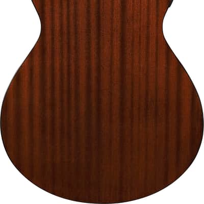 Ibanez AEGB25E 4-String Acoustic-Electric Bass Guitar, Flamed Maple Top, Transparent Black Sunburst image 3