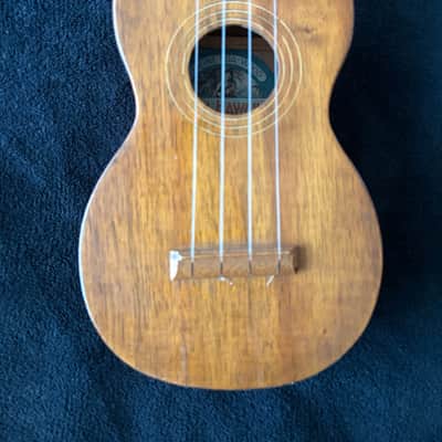 Vintage Royal Hawaiian Solid Koa Soprano Ukulele with Period Case 1920s - 1930s image 4