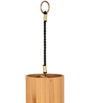 KOSHI (HOKEMA SHANTI) WIND CHIMES AQUA CARILLON ARTIGIANALE ACQUA IN BAMBOO FATTO A MANO IN FRANCIA SALDATO IN ARGENTO SU METALLO MADE IN EUROPE image 4