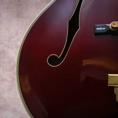 GIBSON USA Custom Shop L-5 Wes Montgomery Archtop "Wine Red + Ebony" (1991) image 9