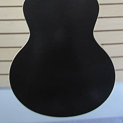 Godin 5th Avenue SG Black Archtop Acoustic Guitar, with gig bag image 6