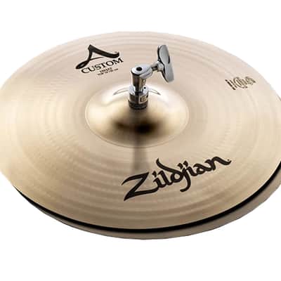 Zildjian 14" A Custom Hi Hats (Pair) image 1