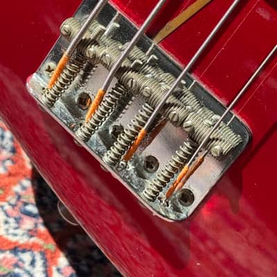 Fender Jazz Bass ’62 Reissue JB62-75US – Candy Apple Red, 1999-2002 image 9